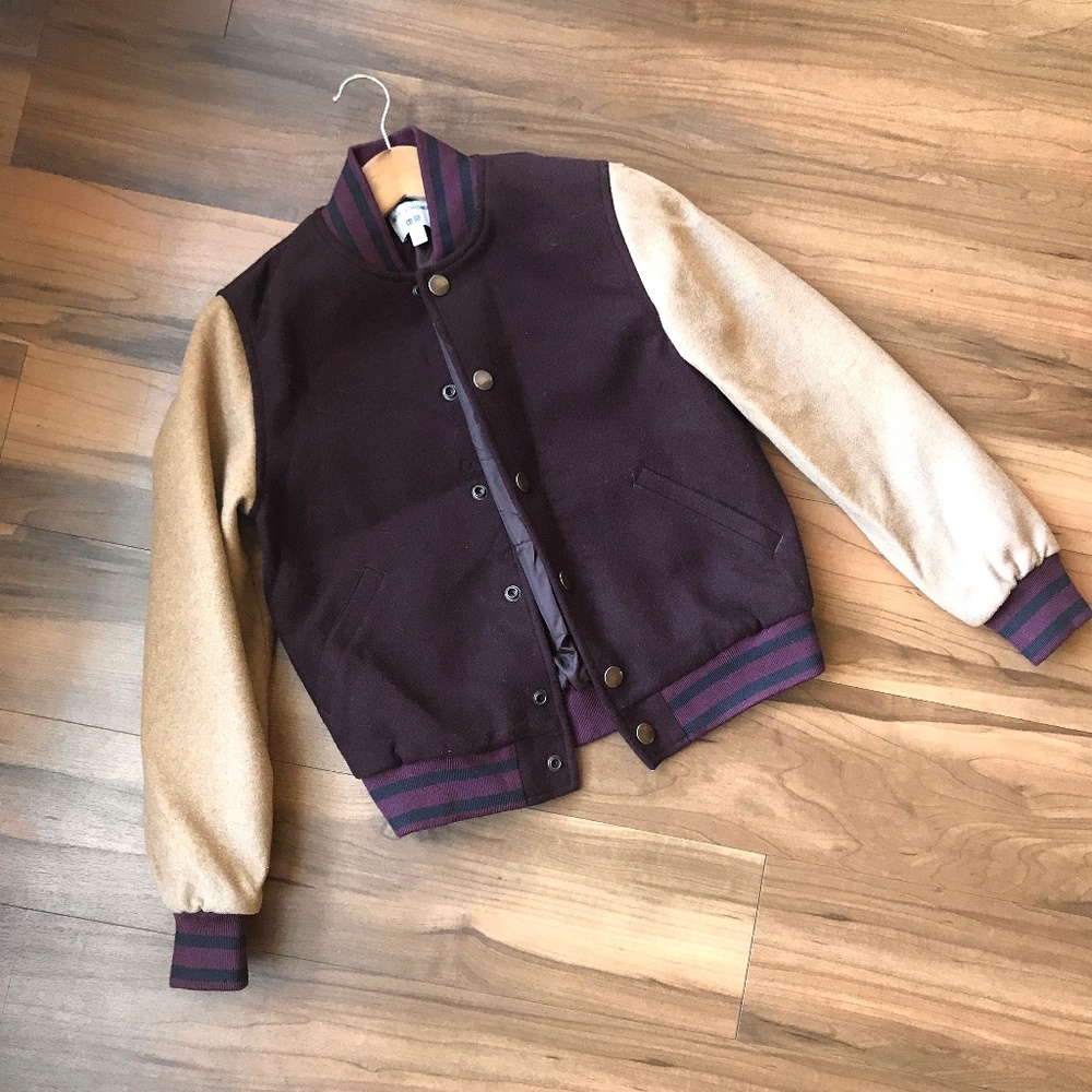 UNIQLO IDLF Wool Blended Bomber Jacket